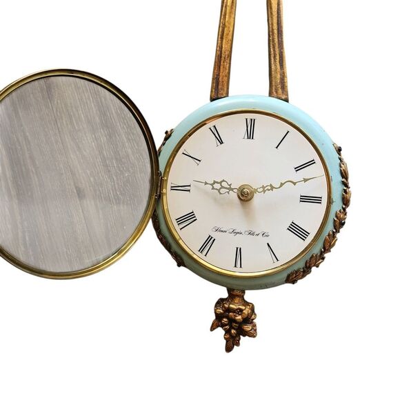 Vintage Henri Lagin French Art Nouveau Ormolu Banjo Clock - 24 in by 8 in - Picture 3 of 6